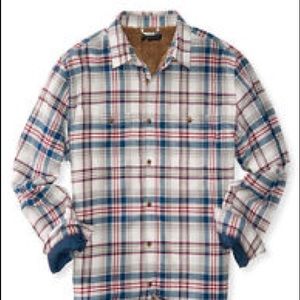 Aeropostale fur lined flannel jacket